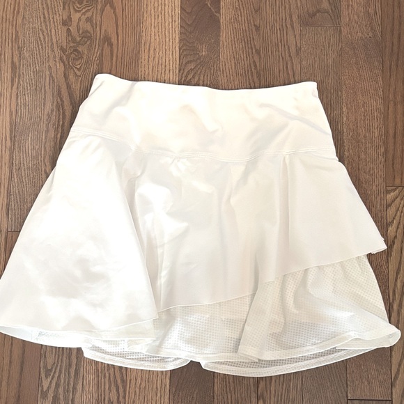 Athleta Dresses & Skirts - Athleta White Mesh Skort